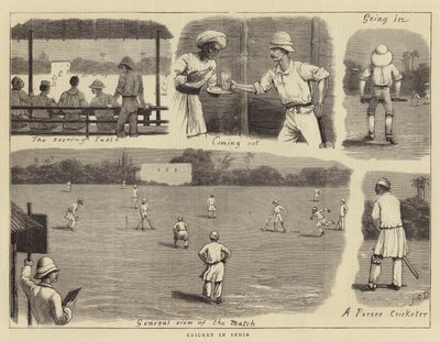 Cricket in India by John Charles Dollman